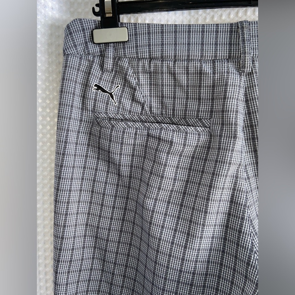 2/60$ Men’s PUMA Golf Plaid Tech PERFORMANCE dry cell Pant Trousers size 34 - Picture 12 of 16